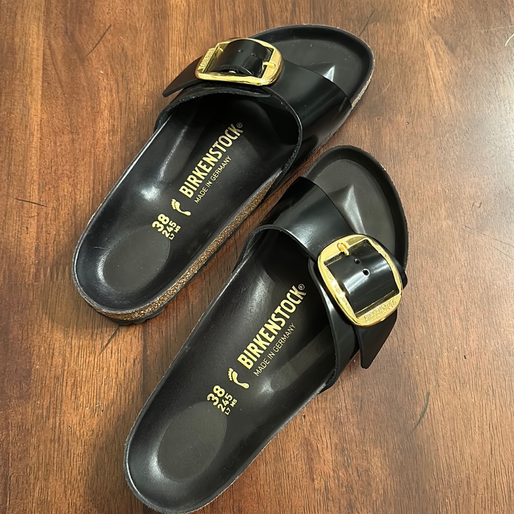 Birkenstock, only worn once or twice.